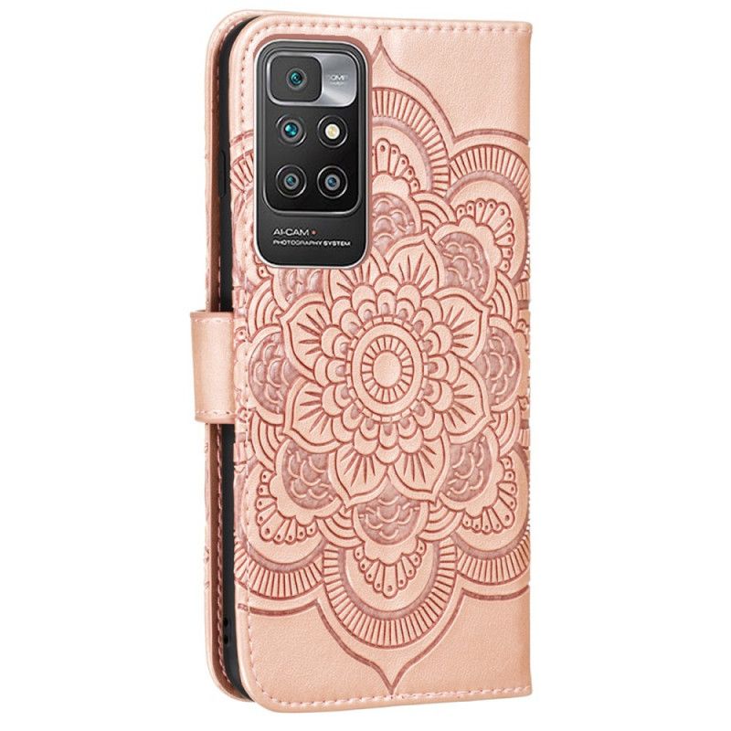 Leren Hoesje Xiaomi Redmi 10 Volledige Mandala Bescherming Hoesje