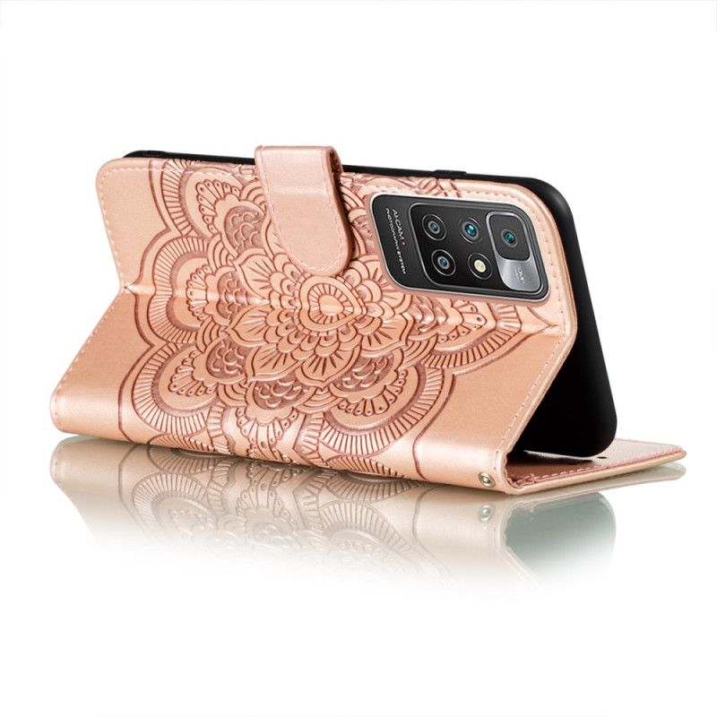 Leren Hoesje Xiaomi Redmi 10 Volledige Mandala Bescherming Hoesje