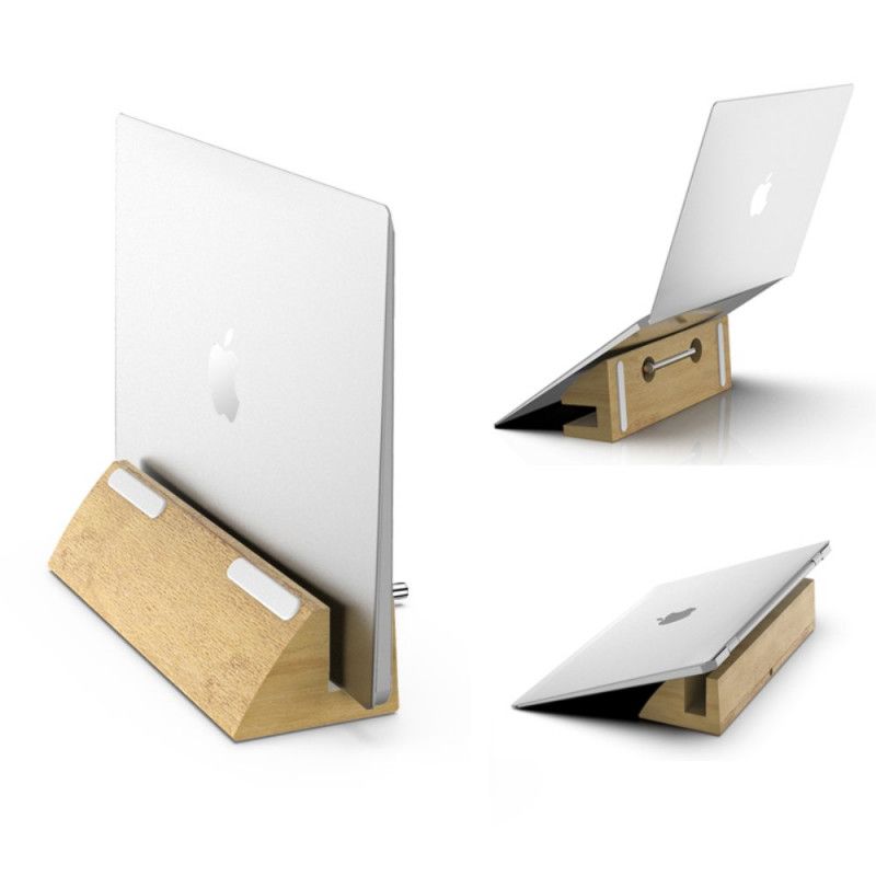 Dirose Houten Blok-Bureaustandaard Voor Macbook