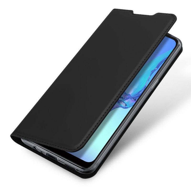 Folio-hoesje Oppo A53s Donkerblauw Zwart Pro Dux Ducis Huid