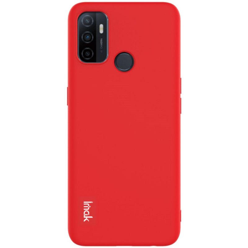 Hoesje Oppo A53s Rood Zwart Imak Uc-2 Reeks