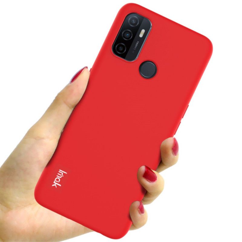 Hoesje Oppo A53s Rood Zwart Imak Uc-2 Reeks