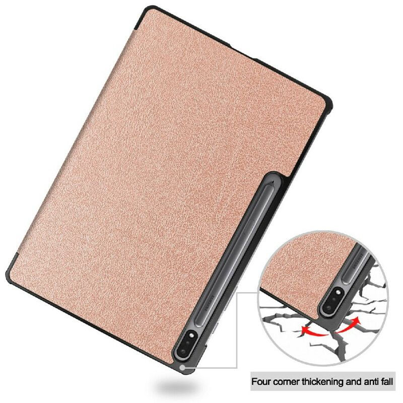 Smart Case Samsung Galaxy Tab S7 Fe Driebladige Stylus Houder