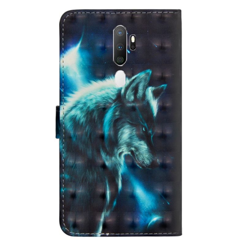 Bescherming Hoesje Oppo A5 2020 Telefoonhoesje Majestueuze Wolf