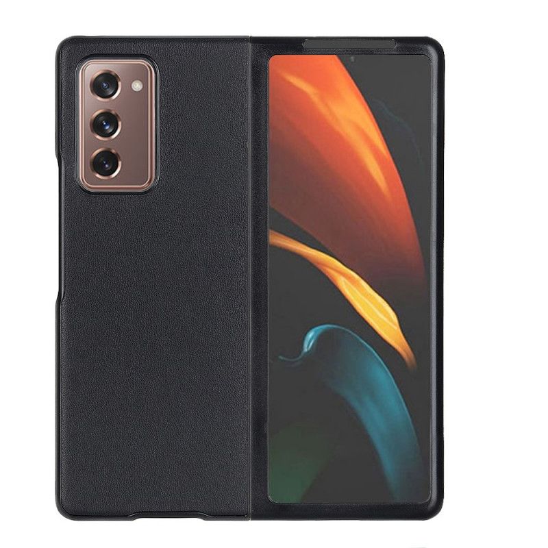 Case Hoesje Samsung Galaxy Z Fold 2 Groen Zwart Telefoonhoesje Hybride En Echt Leer