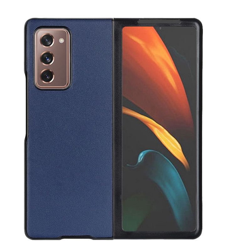 Case Hoesje Samsung Galaxy Z Fold 2 Groen Zwart Telefoonhoesje Hybride En Echt Leer