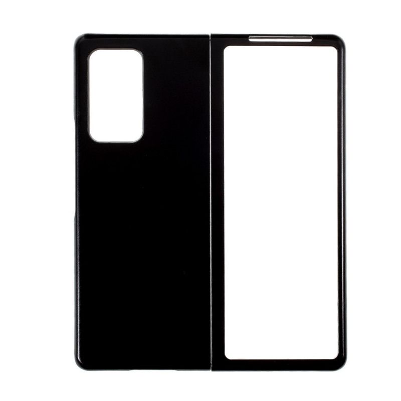 Cover Hoesje Samsung Galaxy Z Fold 2 Transparant Zwart Telefoonhoesje Premium Bakwagen