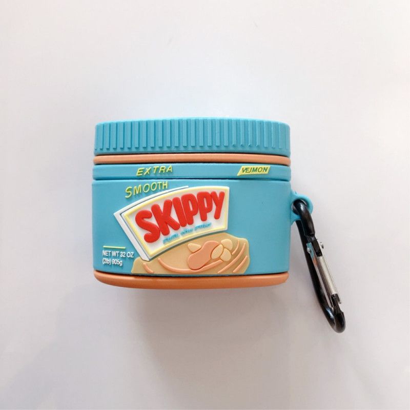 Case Hoesje AirPods Pro Telefoonhoesje Skippy Met Karabijnhaak