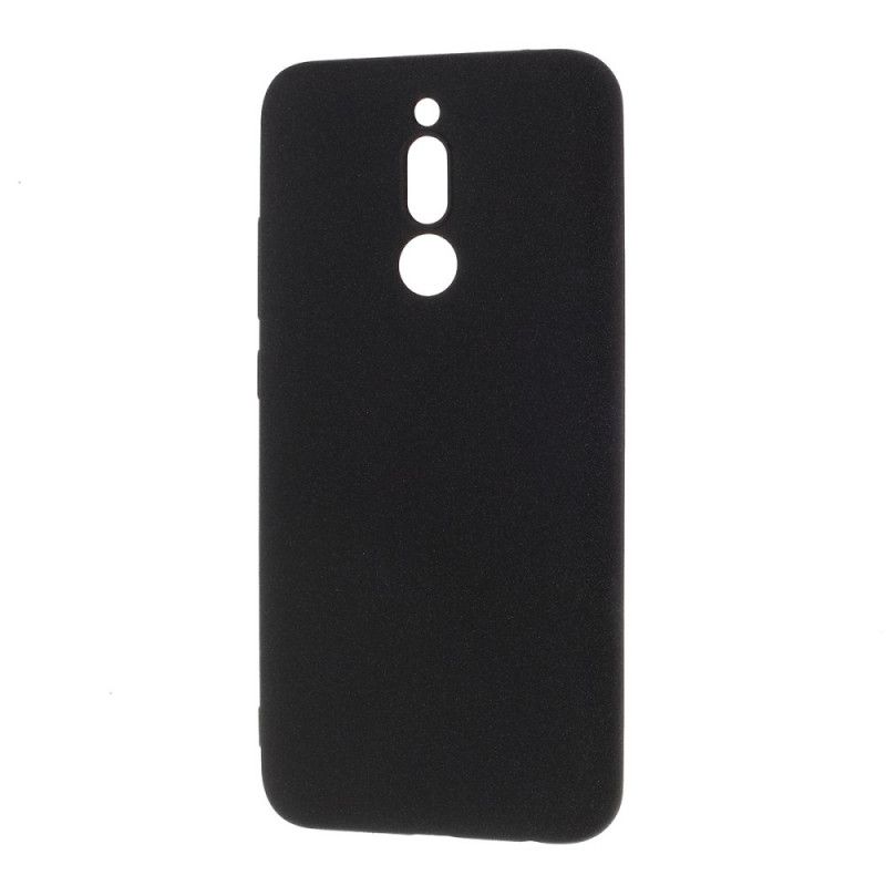 Case Hoesje Xiaomi Redmi 8 Zwart Telefoonhoesje Matte Siliconen