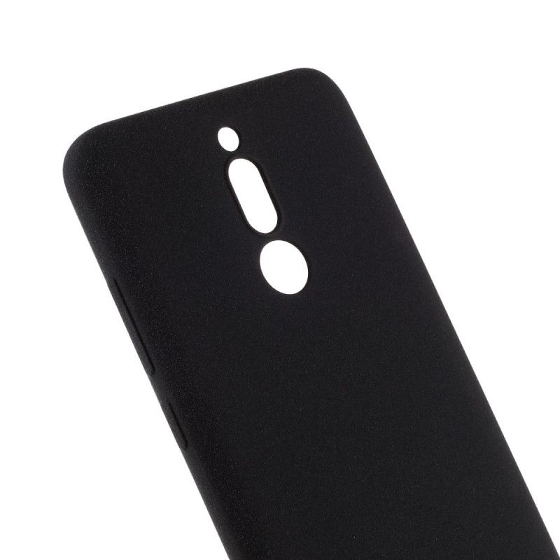 Case Hoesje Xiaomi Redmi 8 Zwart Telefoonhoesje Matte Siliconen