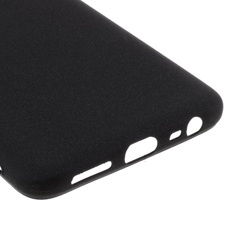 Case Hoesje Xiaomi Redmi 8 Zwart Telefoonhoesje Matte Siliconen