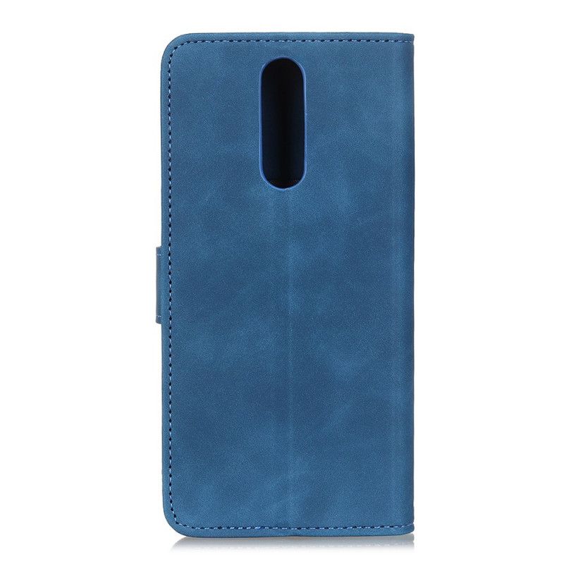 Cover Folio-hoesje Xiaomi Redmi 8 Rood Zwart Telefoonhoesje Vintage Khazneh Leereffect Mat