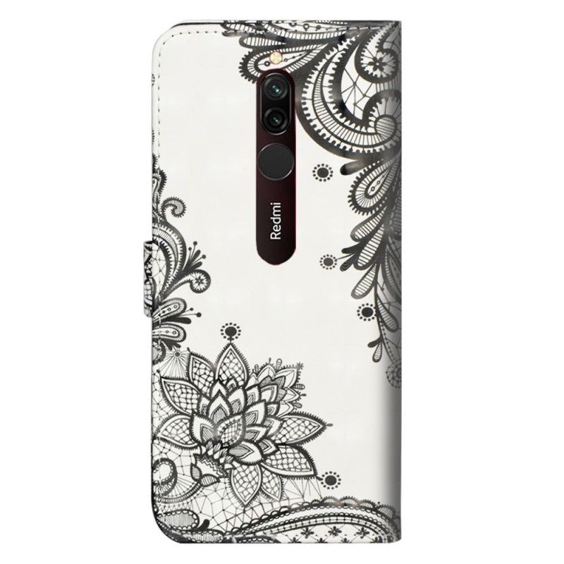 Flip Case Leren Xiaomi Redmi 8 Chique Kant