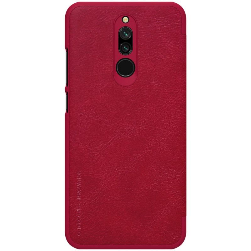 Folio-hoesje Xiaomi Redmi 8 Rood Zwart Nillkin Qin-Reeks