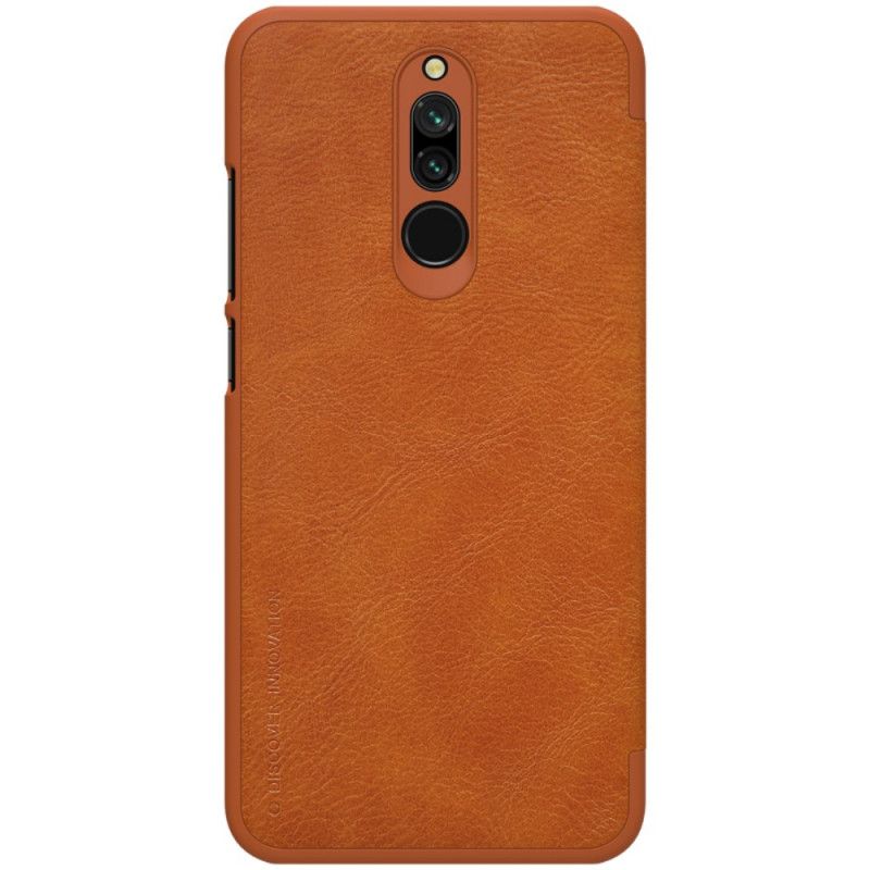 Folio-hoesje Xiaomi Redmi 8 Rood Zwart Nillkin Qin-Reeks