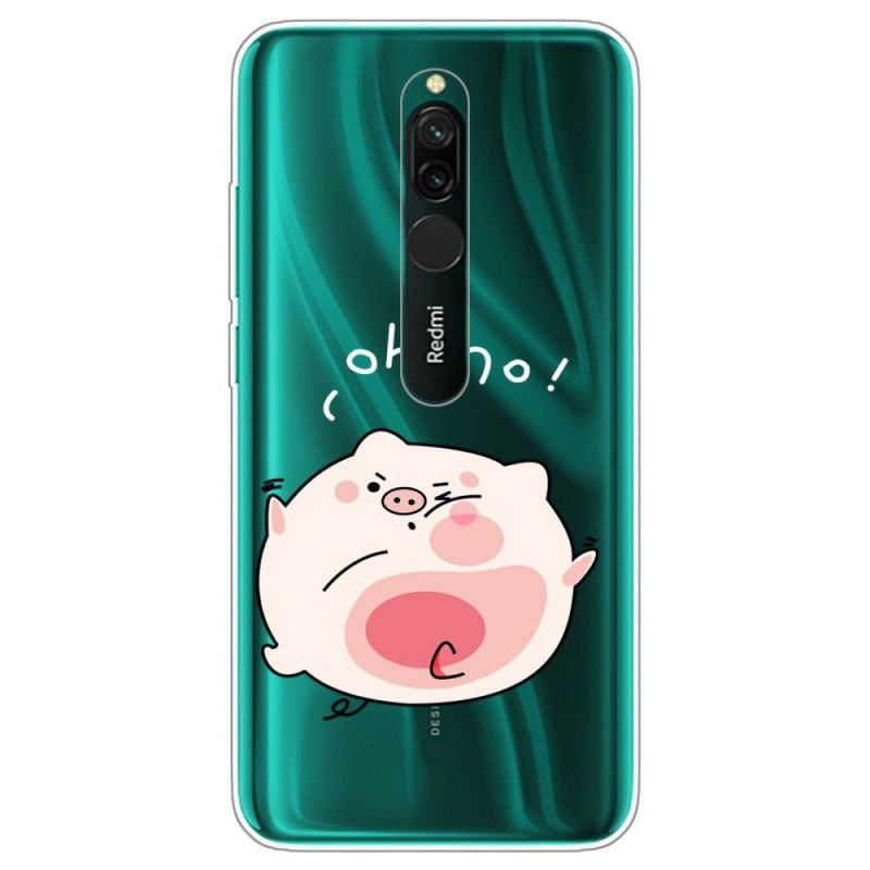 Hoesje voor Xiaomi Redmi 8 Groot Varken