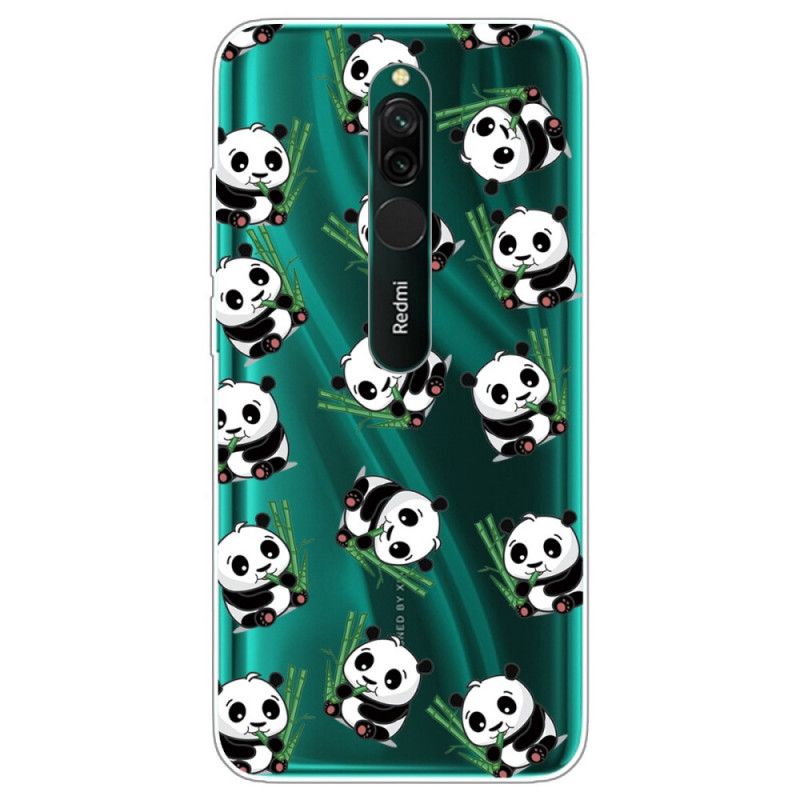 Hoesje voor Xiaomi Redmi 8 Kleine Panda'S