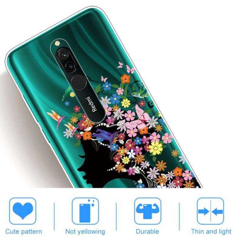 Hoesje voor Xiaomi Redmi 8 Mooi Bloemhoofdje