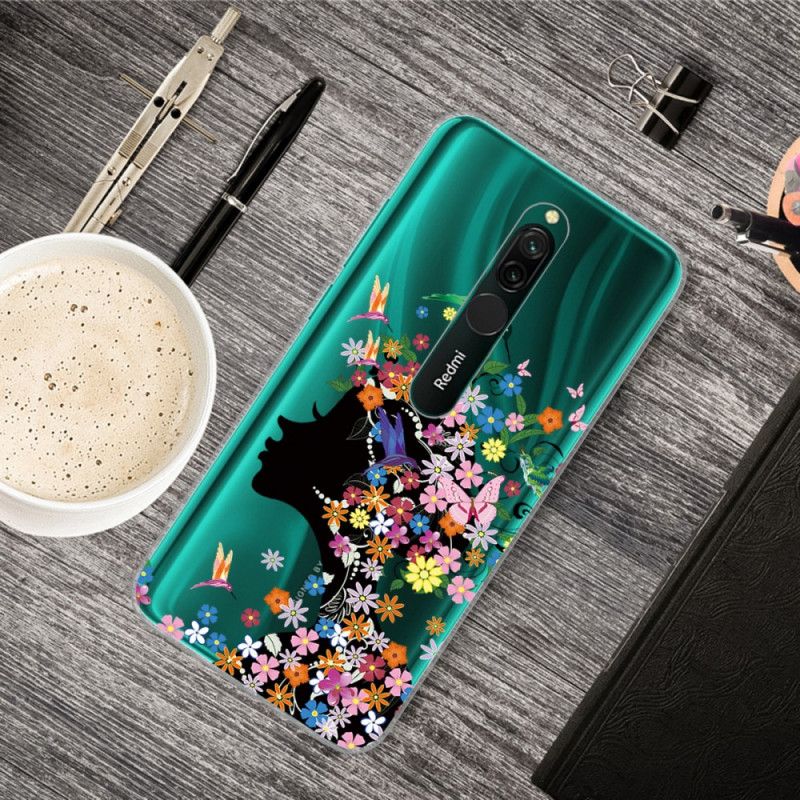 Hoesje voor Xiaomi Redmi 8 Mooi Bloemhoofdje