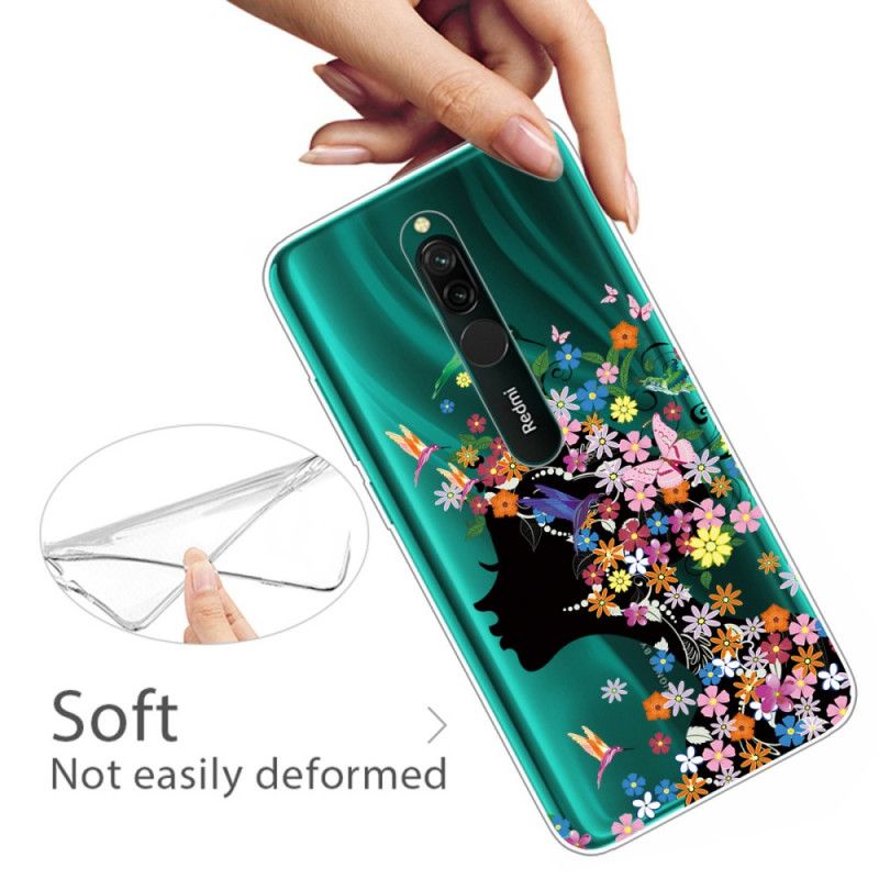 Hoesje voor Xiaomi Redmi 8 Mooi Bloemhoofdje