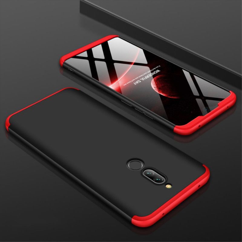 Hoesje voor Xiaomi Redmi 8 Rood Zwart Afneembare Gkk