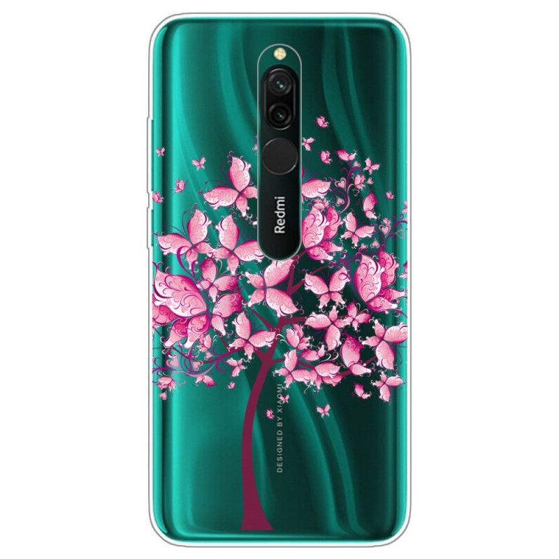 Hoesje voor Xiaomi Redmi 8 Roze Boomtop