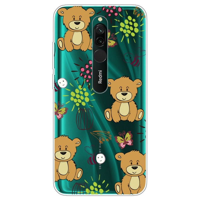 Hoesje voor Xiaomi Redmi 8 Top Teddyberen