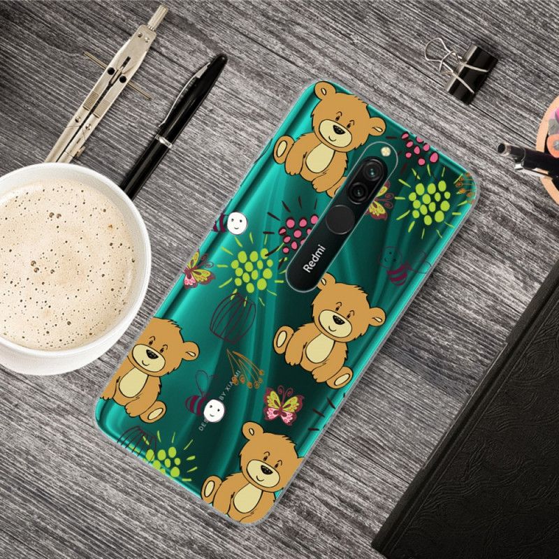 Hoesje voor Xiaomi Redmi 8 Top Teddyberen