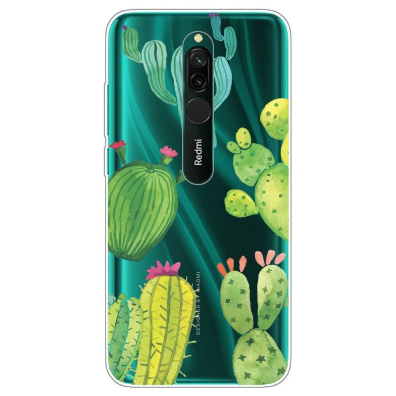 Hoesje Xiaomi Redmi 8 Aquarel Cactus