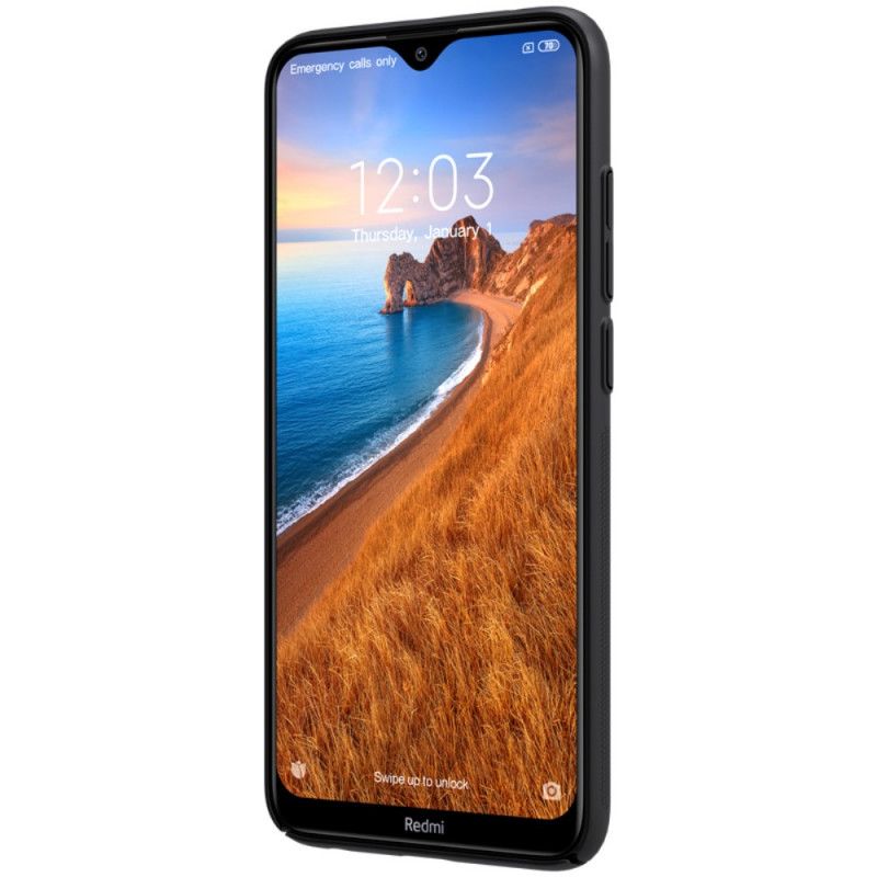 Hoesje Xiaomi Redmi 8 Cyaan Zwart Stijve Frosted Nillkin