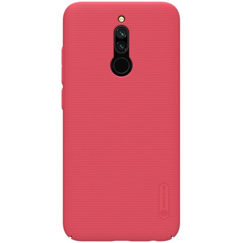 Hoesje Xiaomi Redmi 8 Cyaan Zwart Stijve Frosted Nillkin