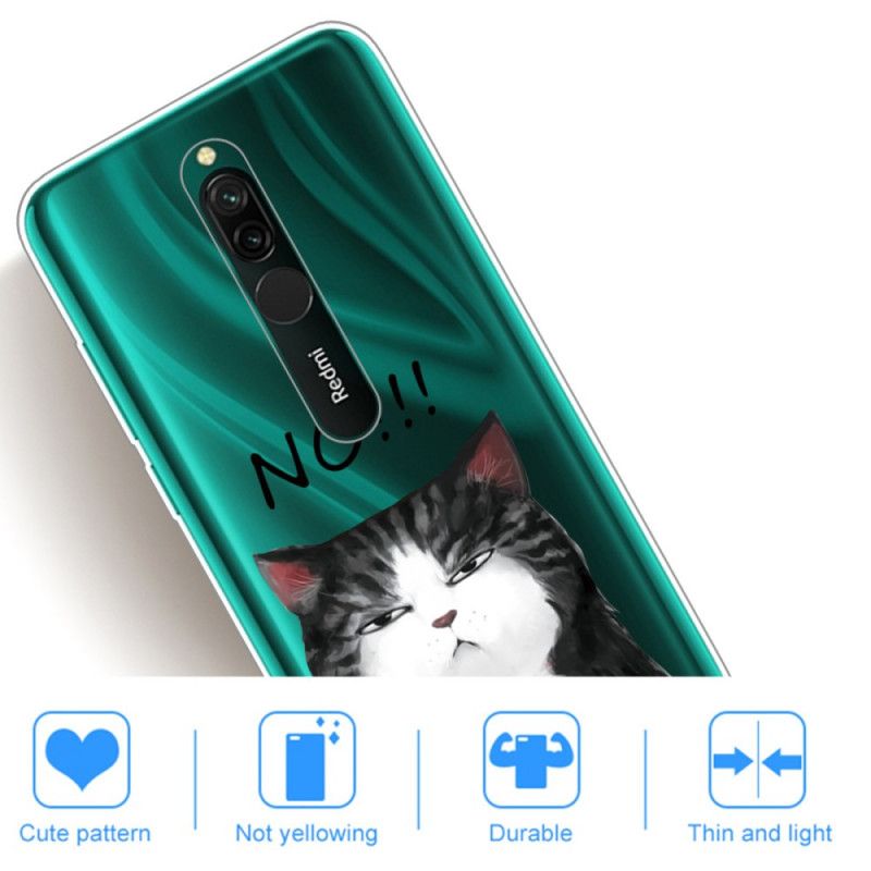 Hoesje Xiaomi Redmi 8 De Kat Die Nee Zegt