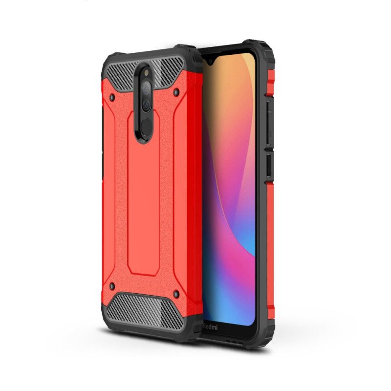 Hoesje Xiaomi Redmi 8 Rood Zwart Overlevende