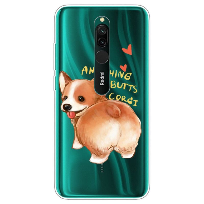 Hoesje Xiaomi Redmi 8 Telefoonhoesje Hond Kust Mijn Reet