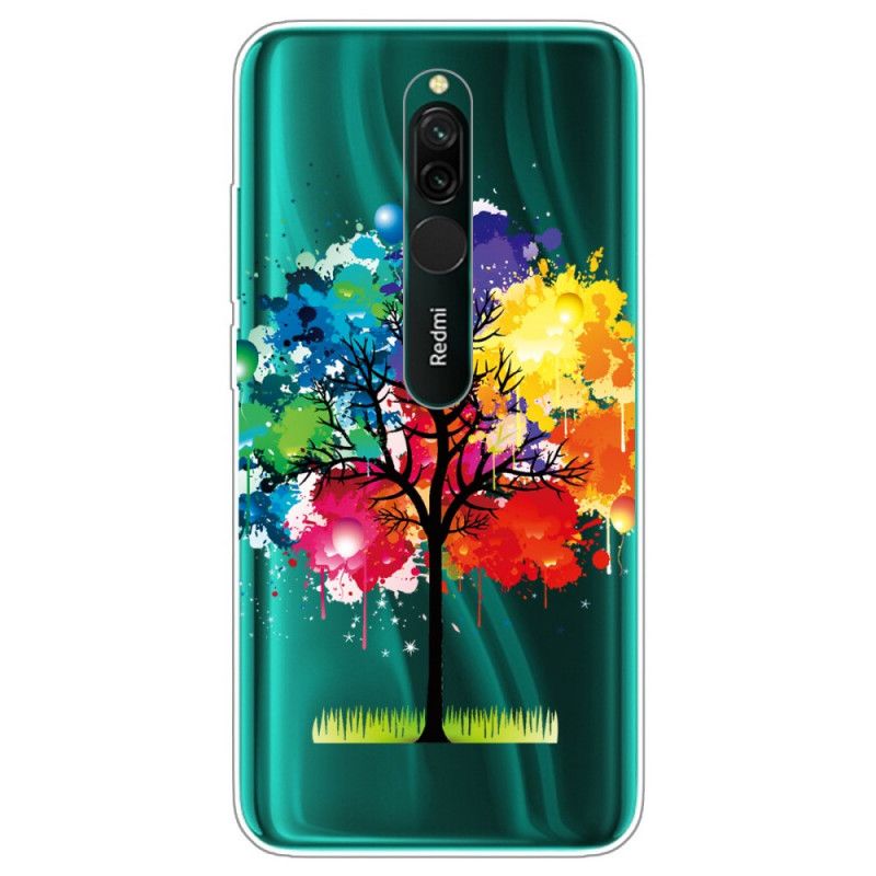 Hoesje Xiaomi Redmi 8 Transparante Aquarelboom