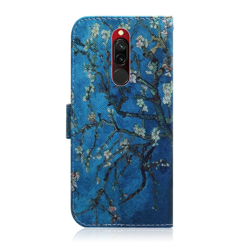 Leren Hoesje voor Xiaomi Redmi 8 Bloeiende Boomtak