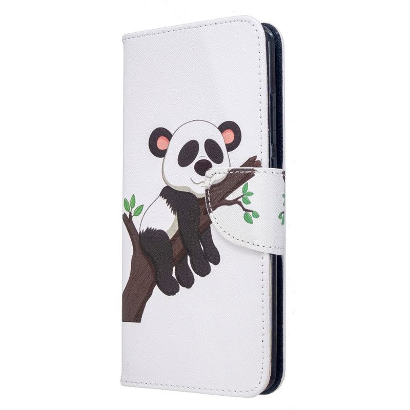 Leren Hoesje voor Xiaomi Redmi 8 Luie Panda