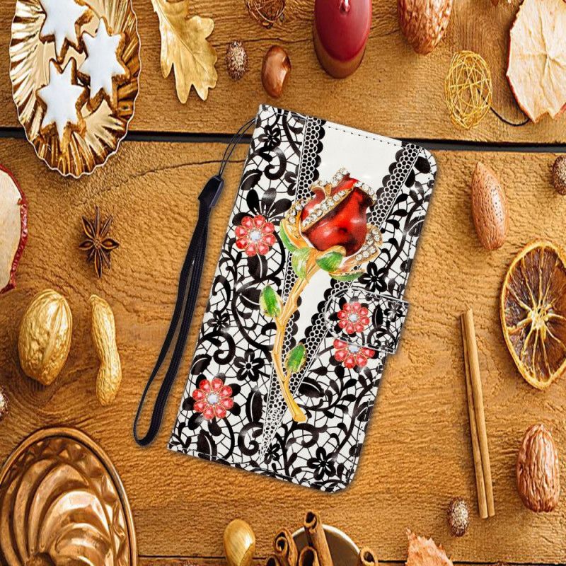 Leren Hoesje voor Xiaomi Redmi 8 Sexy Kant