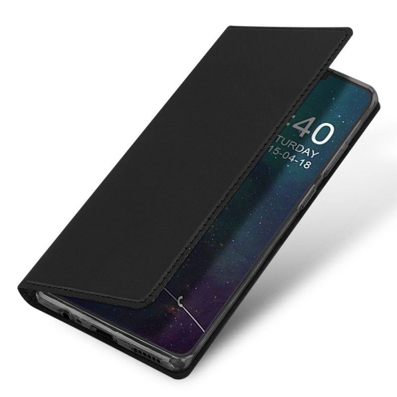 Folio-hoesje Huawei Mate 30 Donkerblauw Zwart Skin Pro Serie Dux Ducis