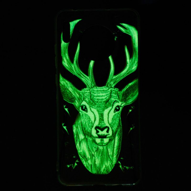 Hoesje voor Huawei Mate 30 Fluorescerend Majestueus Hert