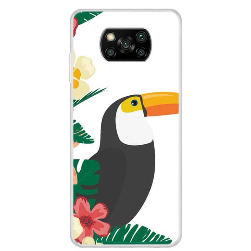 Hoesje voor Xiaomi Poco X3 Toekan In De Jungle