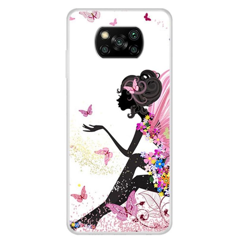 Hoesje voor Xiaomi Poco X3 Vlinder Dame