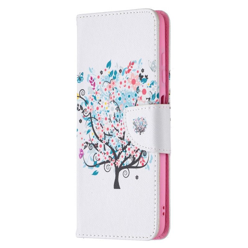 Leren Hoesje Xiaomi Poco X3 Bloemrijke Boom