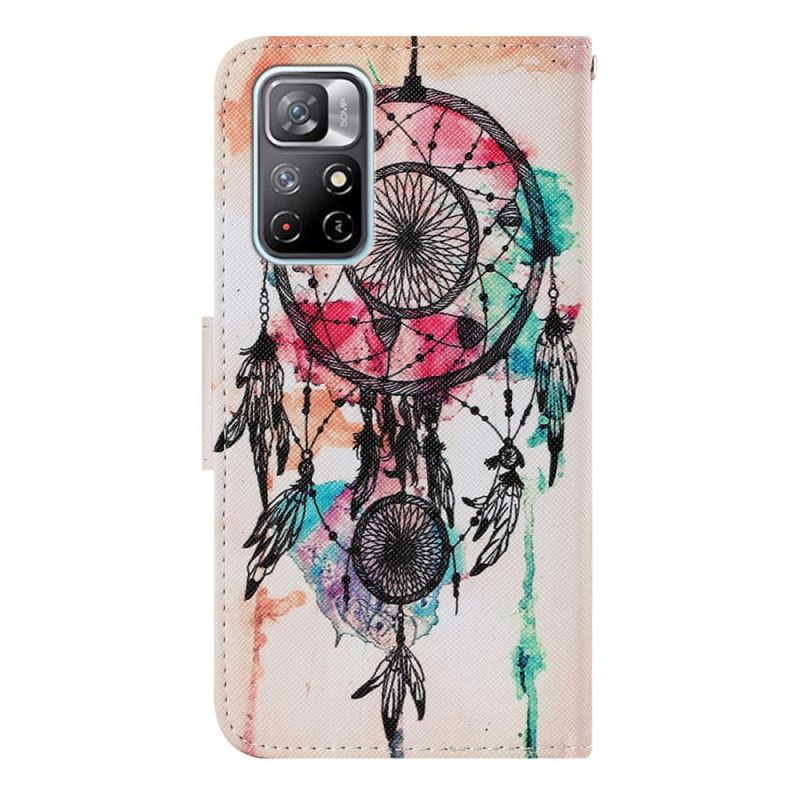 Bescherming Hoesje Xiaomi Redmi Note 11 / Poco M4 Pro 5g Dromenvanger Aquarel