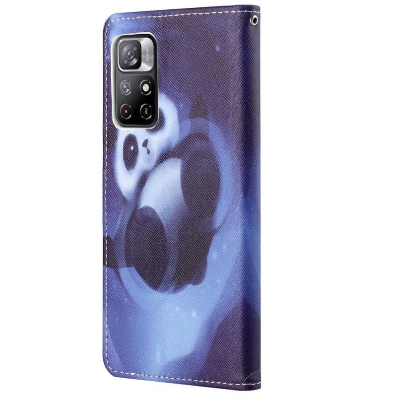 Bescherming Hoesje Xiaomi Redmi Note 11 / Poco M4 Pro 5g Panda Space Strappy