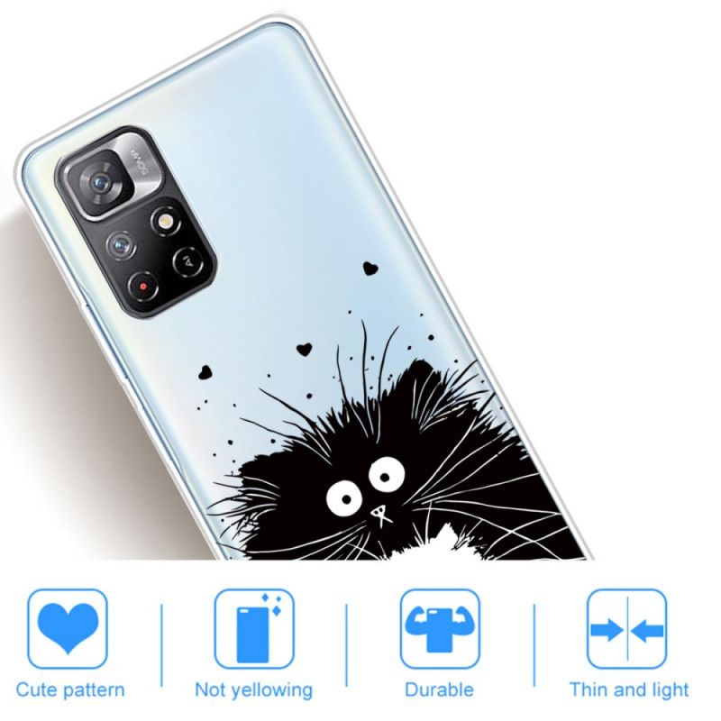 Case Hoesje Xiaomi Redmi Note 11 / Poco M4 Pro 5g Telefoonhoesje Kijk Naar De Katten