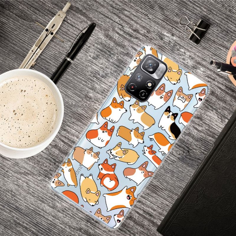 Case Hoesje Xiaomi Redmi Note 11 / Poco M4 Pro 5g Telefoonhoesje Meerdere Honden