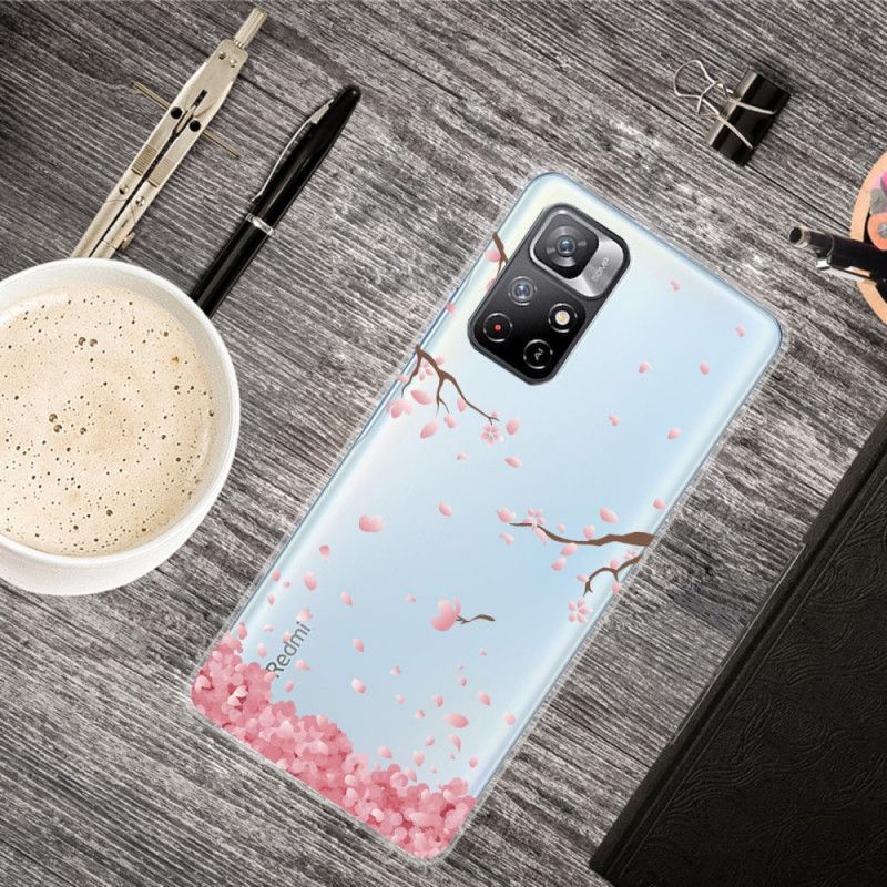 Cover Hoesje Xiaomi Redmi Note 11 / Poco M4 Pro 5g Telefoonhoesje Bloeiende Takken