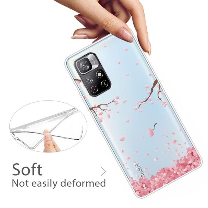 Cover Hoesje Xiaomi Redmi Note 11 / Poco M4 Pro 5g Telefoonhoesje Bloeiende Takken