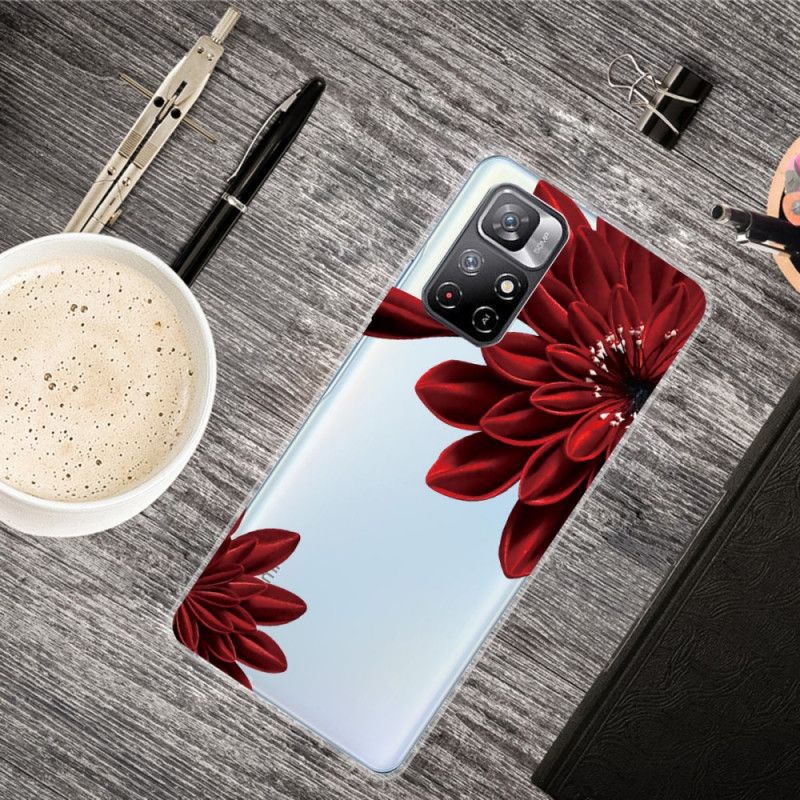 Cover Hoesje Xiaomi Redmi Note 11 / Poco M4 Pro 5g Telefoonhoesje Wilde Bloemen Wilde Bloemen